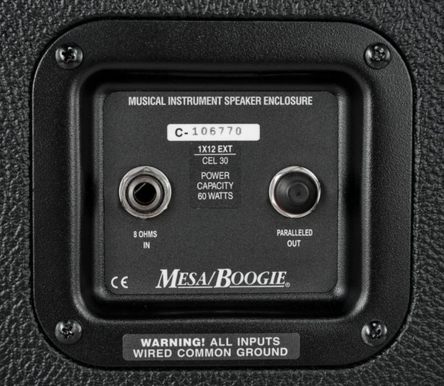 Mesa Boogie Rectifier Guitar Cab 1x12 60w 8-ohms - Electric guitar amp cabinet - Variation 2