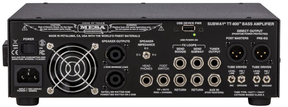 Mesa Boogie Subway Tt800 Bass Amp Metal Head 800w - Bass amp head - Variation 1