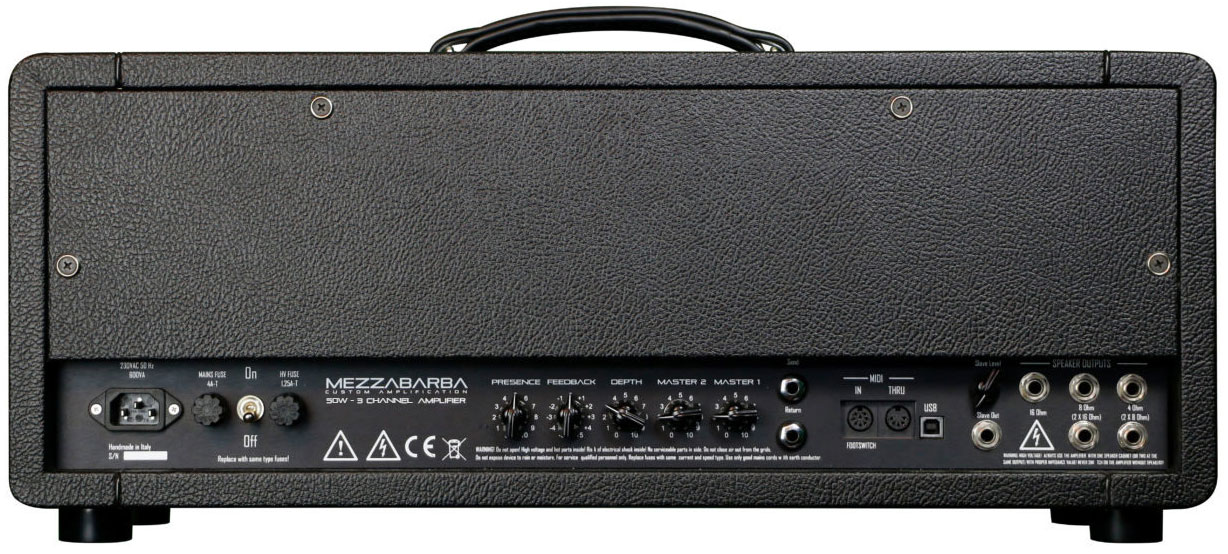 Mezzabarba Trinity Head 50w - Electric guitar amp head - Variation 1
