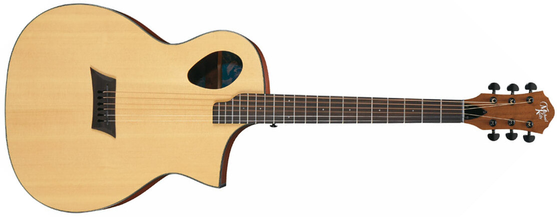 Michael Kelly Forte Port Concert Cw Epicea Sapele Ova - Natural Satin - Electro acoustic guitar - Main picture