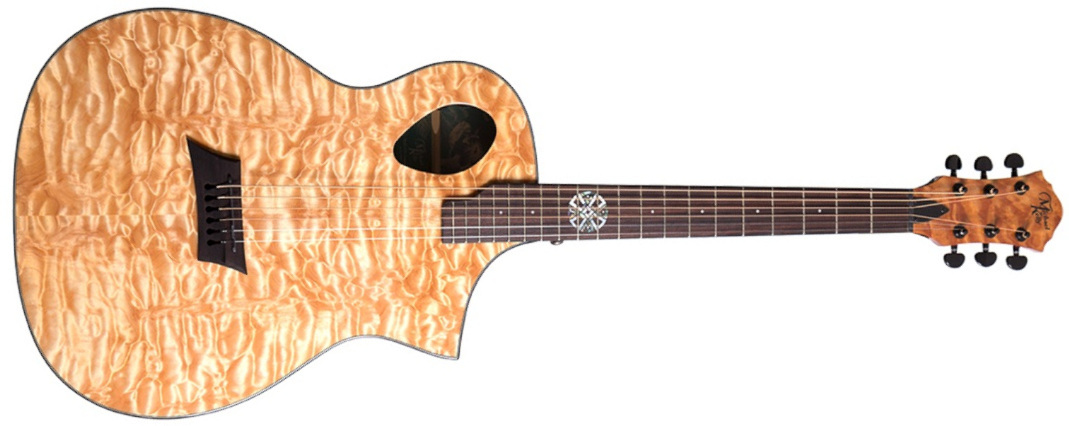 Michael Kelly Forte Port X Concert Cw Epicea Sapele Ova - Natural - Folk guitar - Main picture