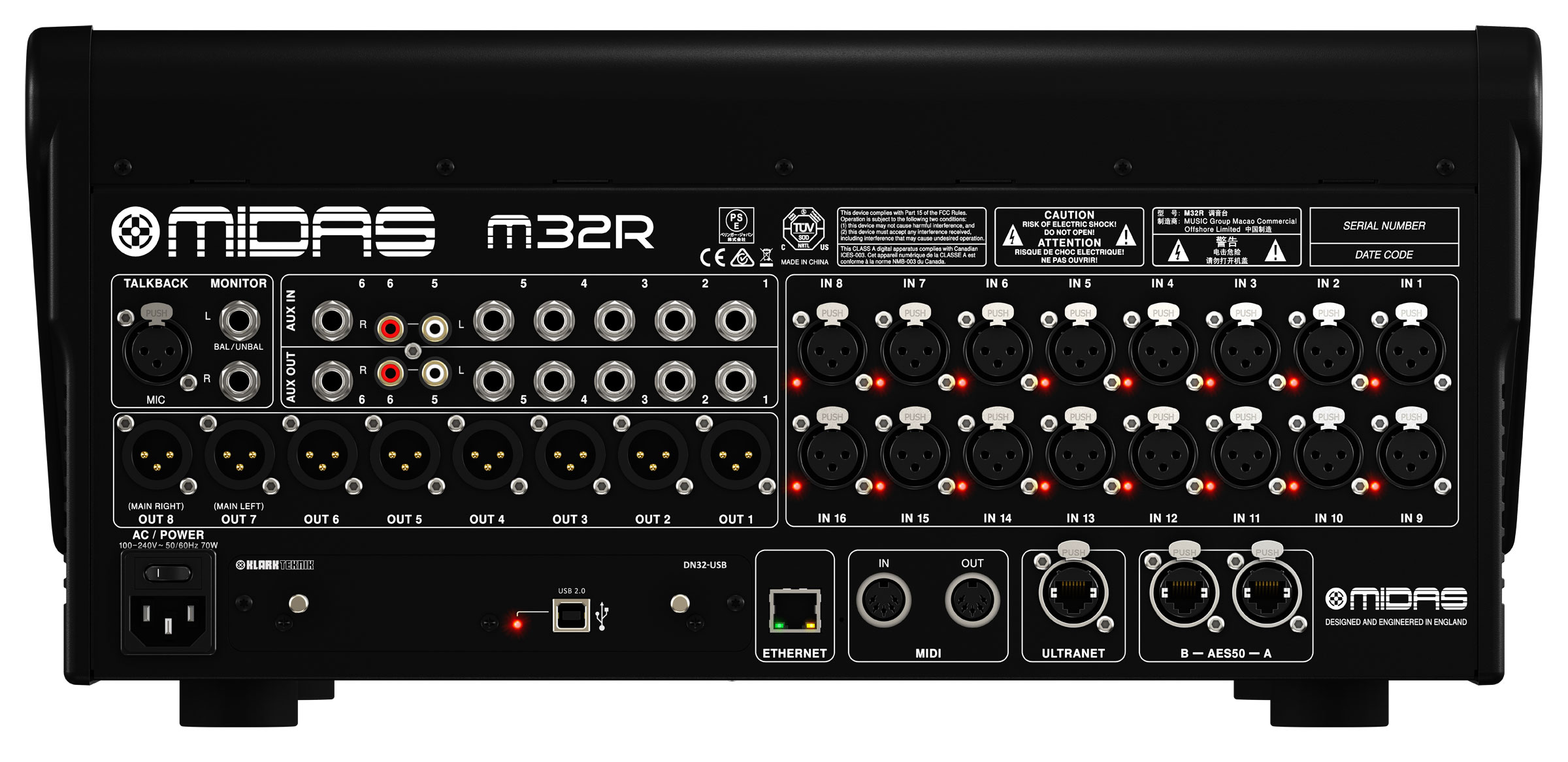 Midas M32r-live - Digital mixing desk - Variation 2