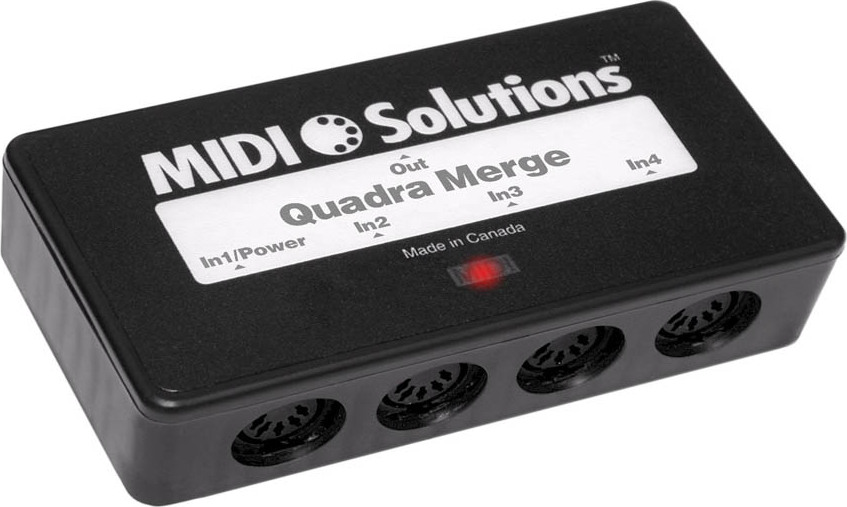 Midi Solutions Quadra Merge - MIDI interface - Main picture