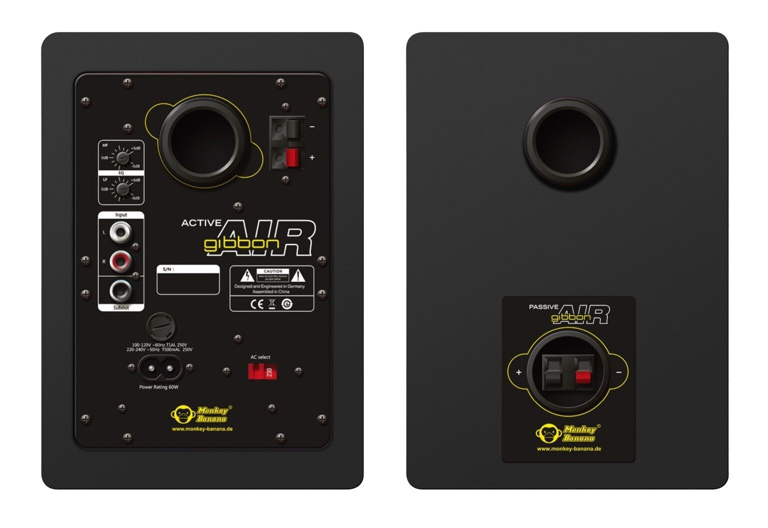Monkey Banana Gibbon Air Black - La Paire - Active studio monitor - Variation 1
