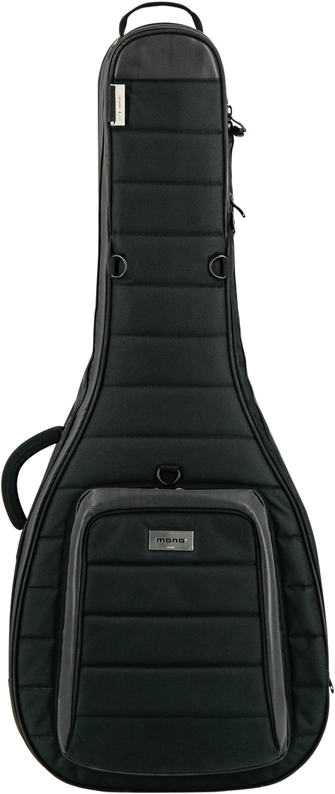 Mono 2 Guitares Acoustique Et Electrique (avec Roulette - Electric guitar gig bag - Main picture