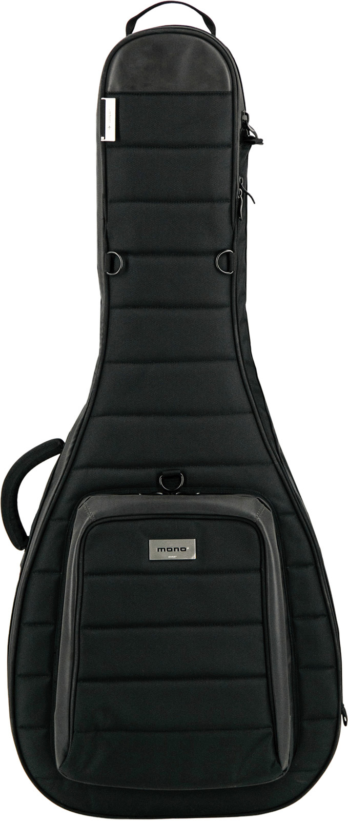Mono 2 Guitares Demi-caisse Et Electrique (avec Roulettes) - Electric guitar gig bag - Main picture