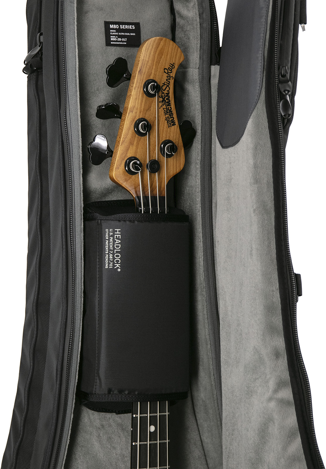 Mono Hmo M80-2b-ult-blk Housse Pour 2 Basses - Electric bass gig bag - Variation 4