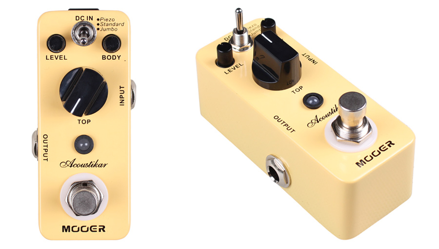 Mooer Acoustikar Modulation, chorus, flanger, phaser & tremolo effect pedal