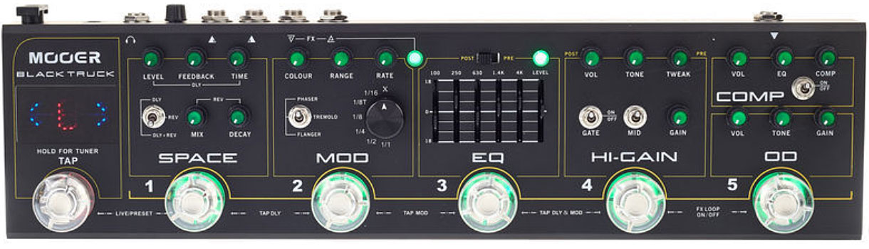 Mooer Black Truck Hi-gain Guitar Multi Effects - Multieffect for electric guitar - Variation 1