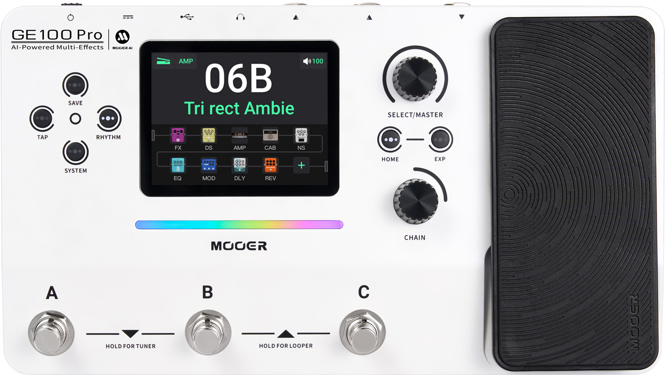 Mooer Ge100 Pro - Multieffect for electric guitar - Main picture