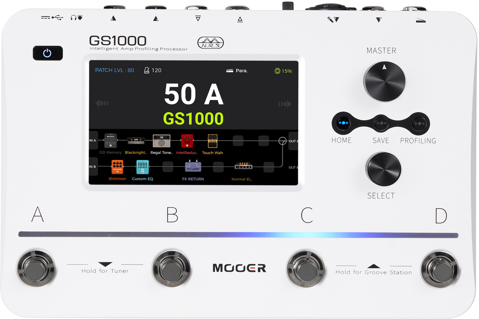 Mooer Gs1000 - Multieffect for electric guitar - Main picture
