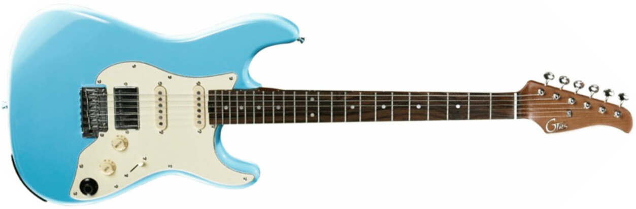 Mooer Gtrs S800 Hss Trem Rw - Sonic Blue - Modeling guitar - Main picture