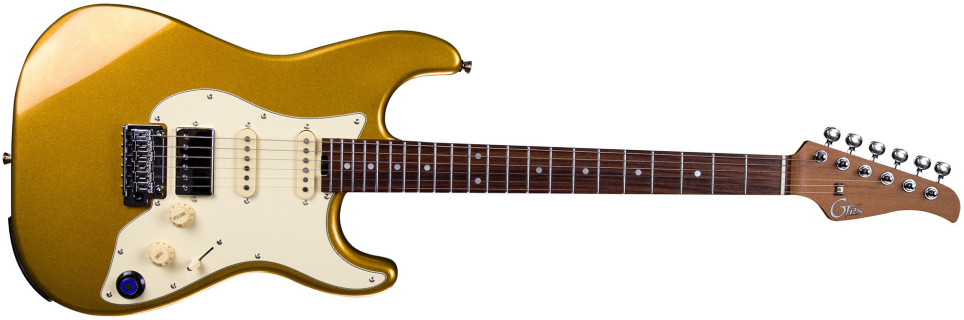 Mooer Gtrs S800 Hss Trem Rw - Gold - Modeling guitar - Main picture