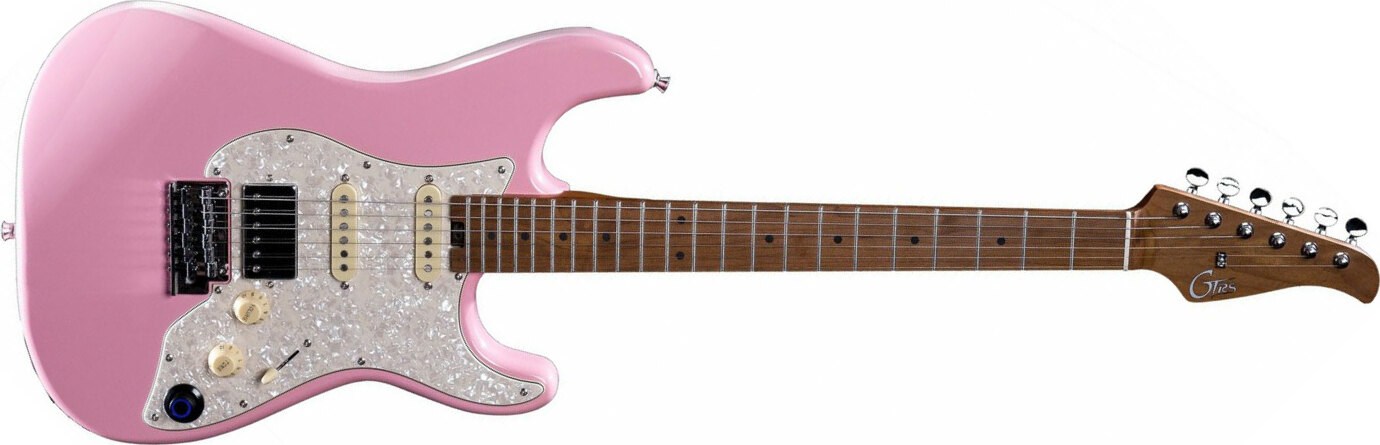 Mooer Gtrs S801 Hss Trem Mn - Shell Pink - Modeling guitar - Main picture