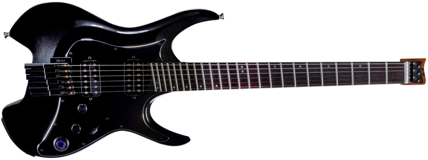 Mooer Gtrs W800 Pro Intelligent Guitar Hh Ht Rw - Pearl Black - Modeling guitar - Main picture
