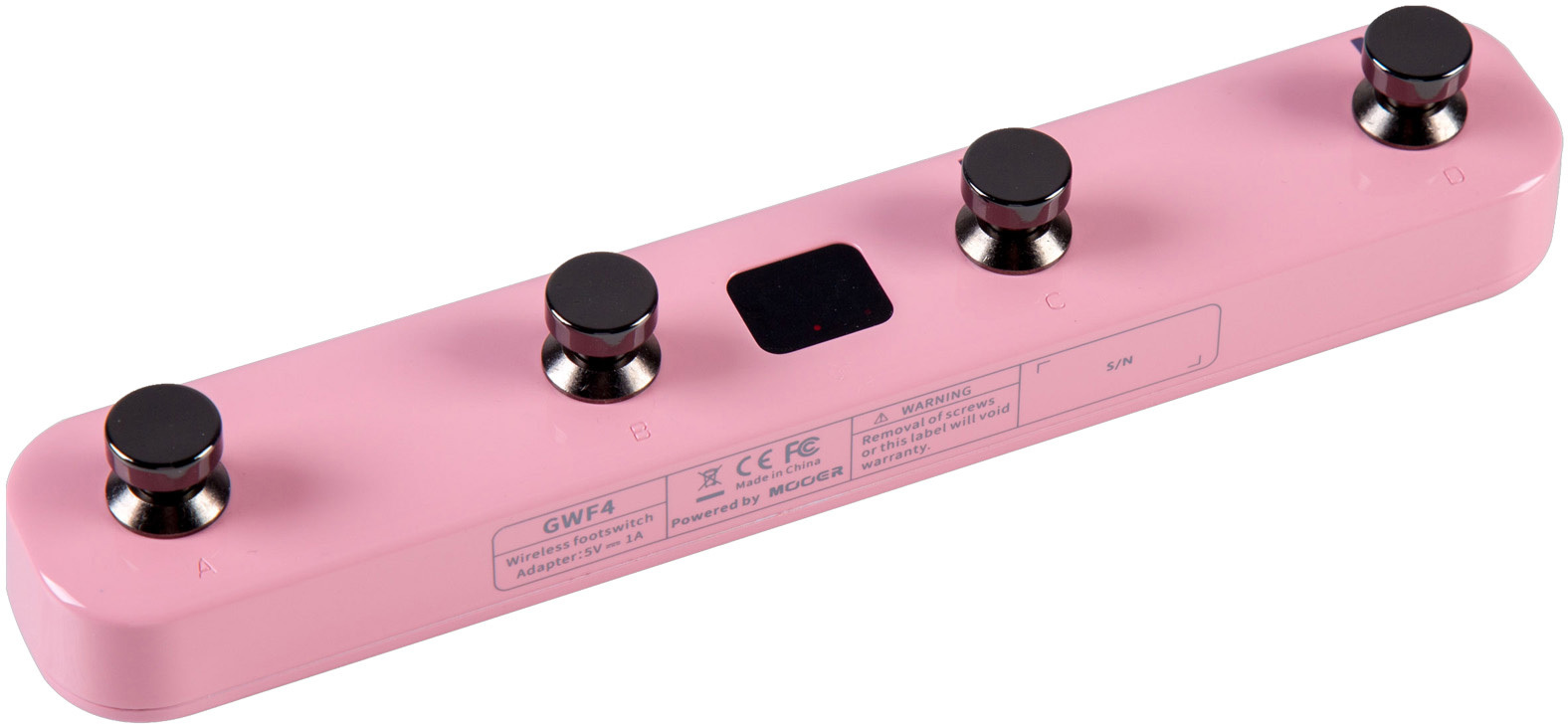 Mooer Gwf4 Gtrs Wireless Footswitch Shell Pink - Volume, boost & expression effect pedal - Main picture