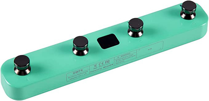 Mooer Gwf4 Gtrs Wireless Footswitch Surf Green - Volume, boost & expression effect pedal - Main picture