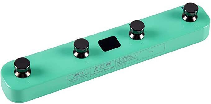 Volume, boost & expression effect pedal Mooer GWF4 GTRS Wireless Footswitch - Surf Green
