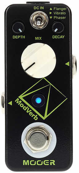 Mooer Modverb - Modulation, chorus, flanger, phaser & tremolo effect pedal - Main picture