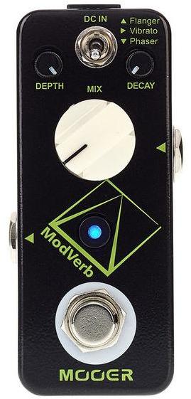 Modulation, chorus, flanger, phaser & tremolo effect pedal Mooer MODVERB