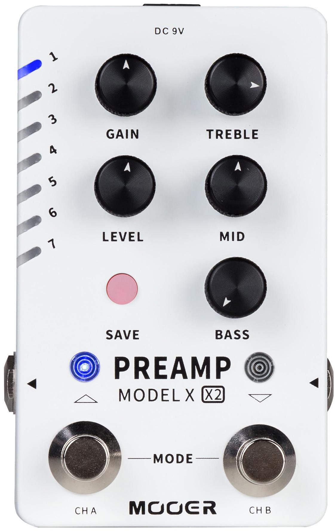 Electric guitar preamp Mooer Preamp Model X2