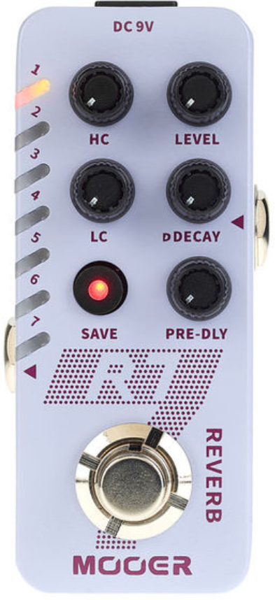 Mooer R7 Reverb - Reverb, delay & echo effect pedal - Main picture