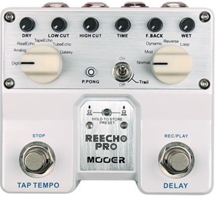 Mooer Reecho Pro - Reverb, delay & echo effect pedal - Main picture