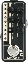 Overdrive, distortion & fuzz effect pedal Mooer 012 US GOLD 100