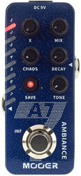 Modulation, chorus, flanger, phaser & tremolo effect pedal Mooer A7 Ambience Reverb