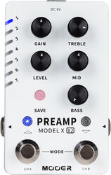 Electric guitar preamp Mooer Preamp Model X2