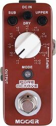 Harmonizer effect pedal Mooer PUREOCTAVE OCTAVER POLYPHONIC