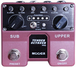 Harmonizer effect pedal Mooer Tender Octaver Pro