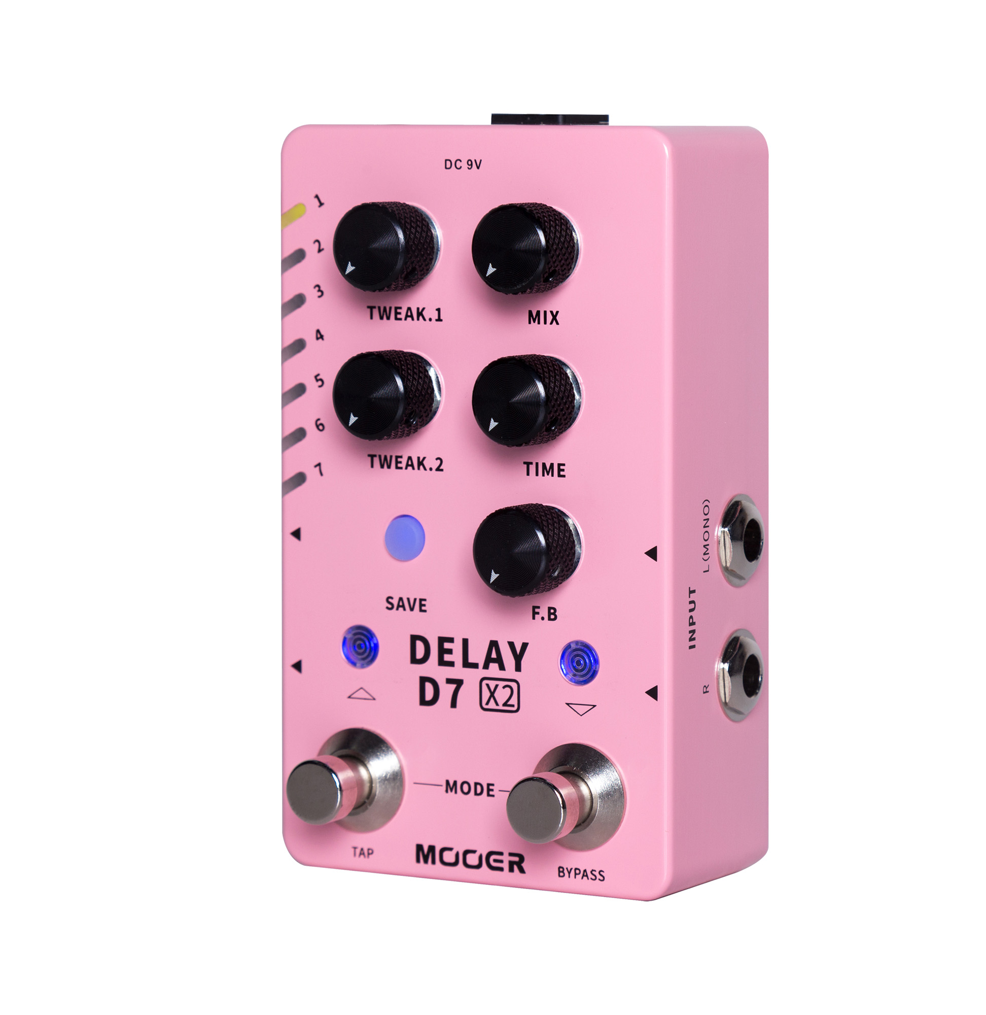 Mooer D7x2 Delay - Reverb, delay & echo effect pedal - Variation 2