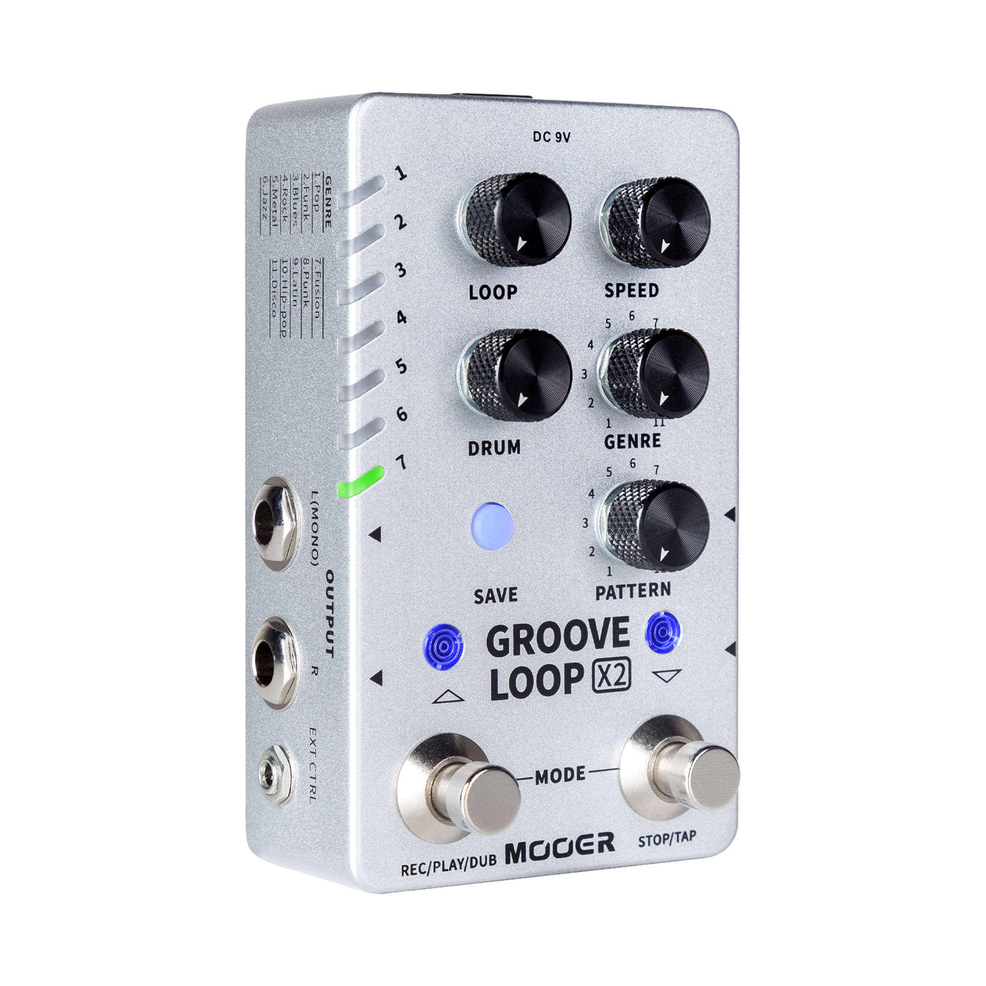 Mooer Groove Loop X2 - Looper effect pedal - Variation 1