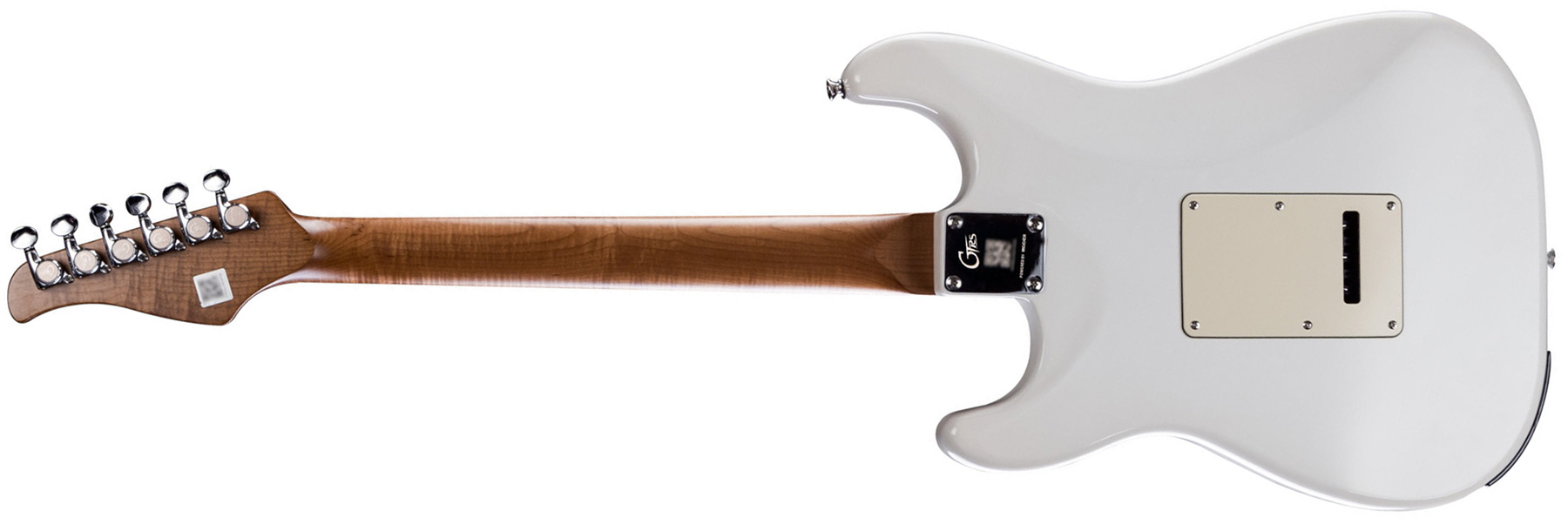 Mooer Gtrs P800 Pro Intelligent Guitar Hss Trem Rw - Olympic White - Modeling guitar - Variation 1