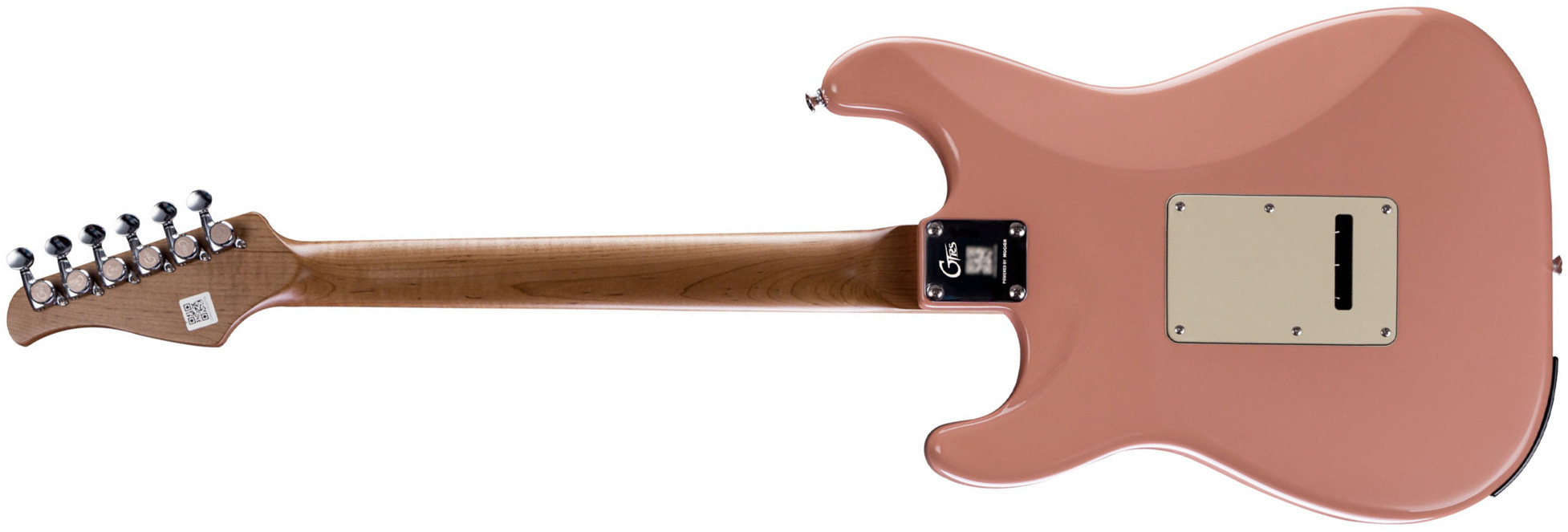 Mooer Gtrs P800 Pro Intelligent Guitar Hss Trem Rw - Flamingo Pink - Modeling guitar - Variation 1