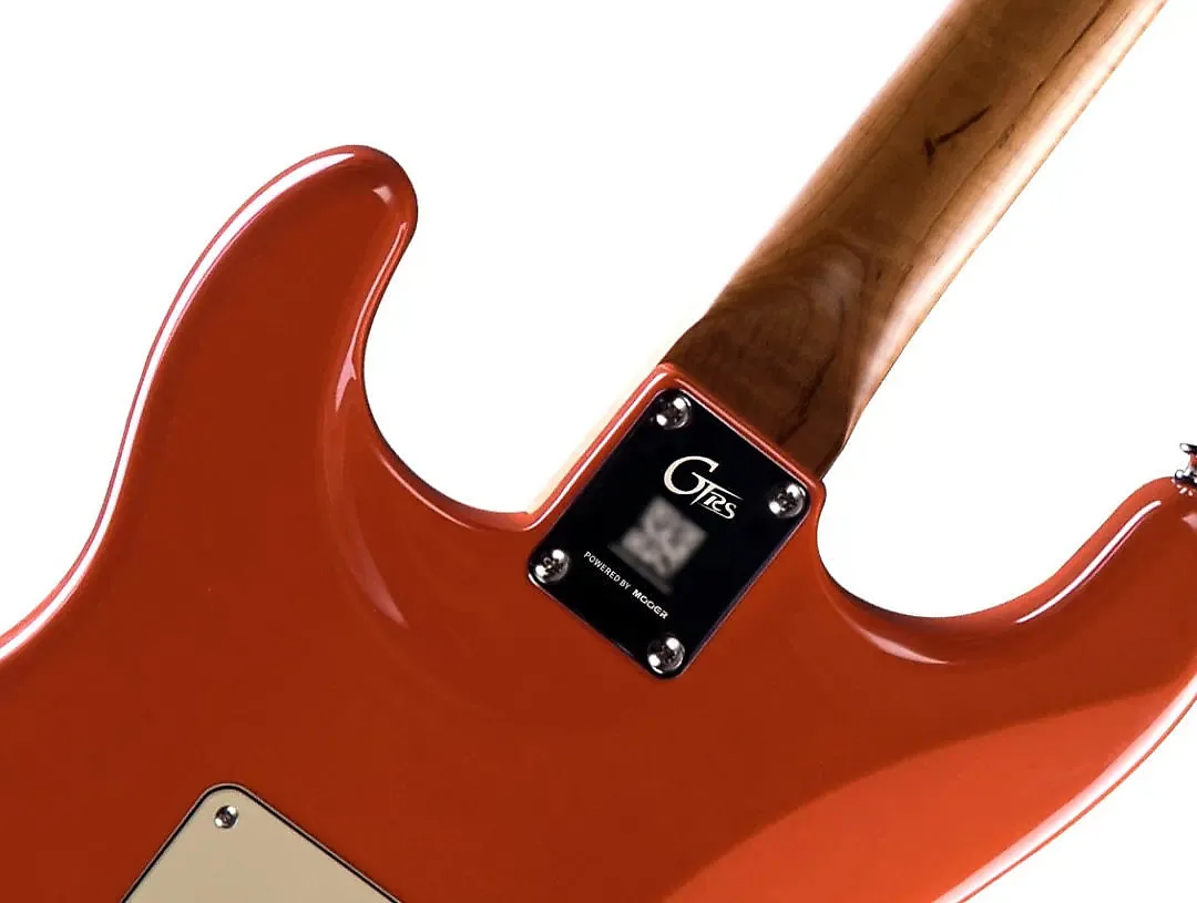 Mooer Gtrs P800 Pro Intelligent Guitar Hss Trem Rw - Fiesta Red - Modeling guitar - Variation 2