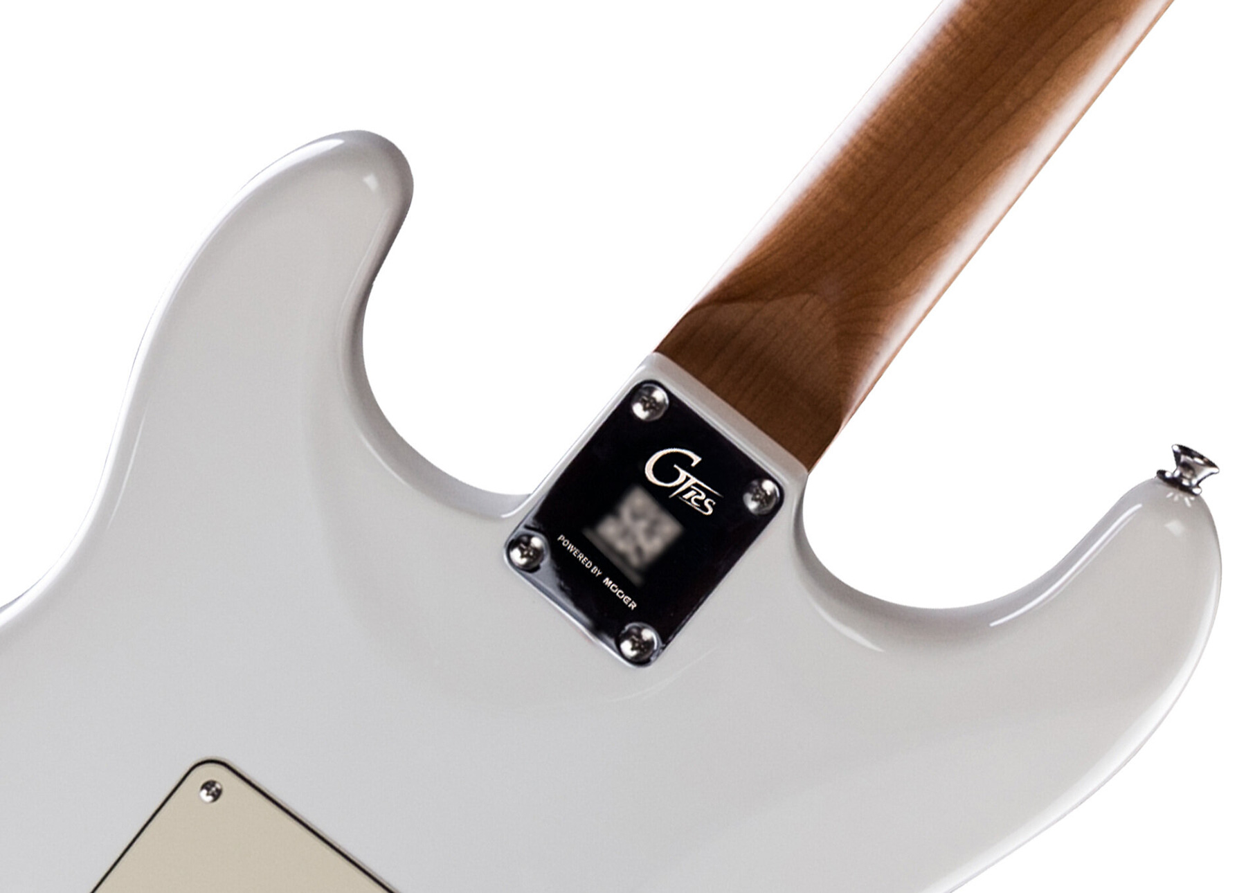 Mooer Gtrs P800 Pro Intelligent Guitar Hss Trem Rw - Olympic White - Modeling guitar - Variation 3
