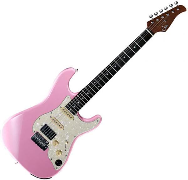 Modeling guitar Mooer GTRS S800 Intelligent Guitar - Shell pink