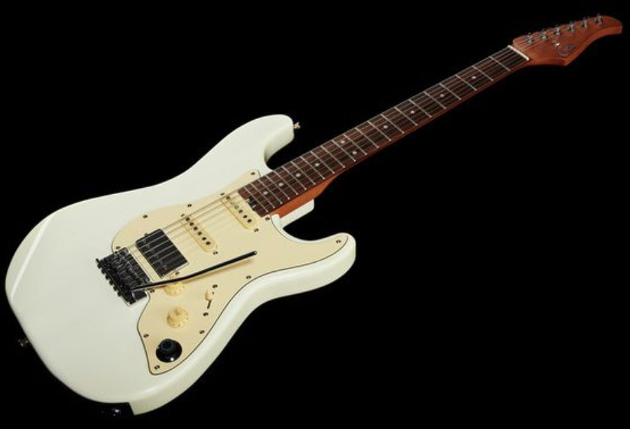 Mooer Gtrs S800 Hss Trem Rw - Vintage White - Modeling guitar - Variation 2