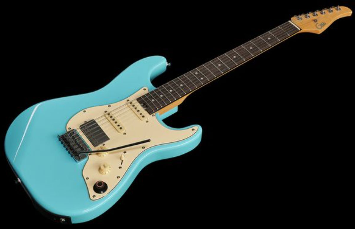 Mooer Gtrs S800 Hss Trem Rw - Sonic Blue - Modeling guitar - Variation 1