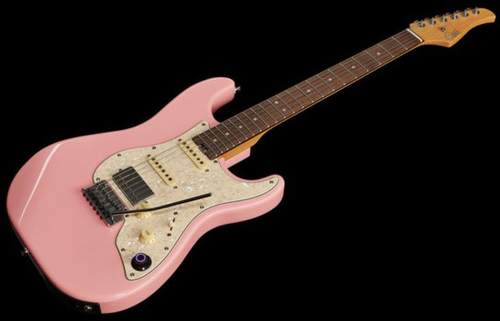 Mooer Gtrs S800 Hss Trem Rw - Shell Pink - Modeling guitar - Variation 2