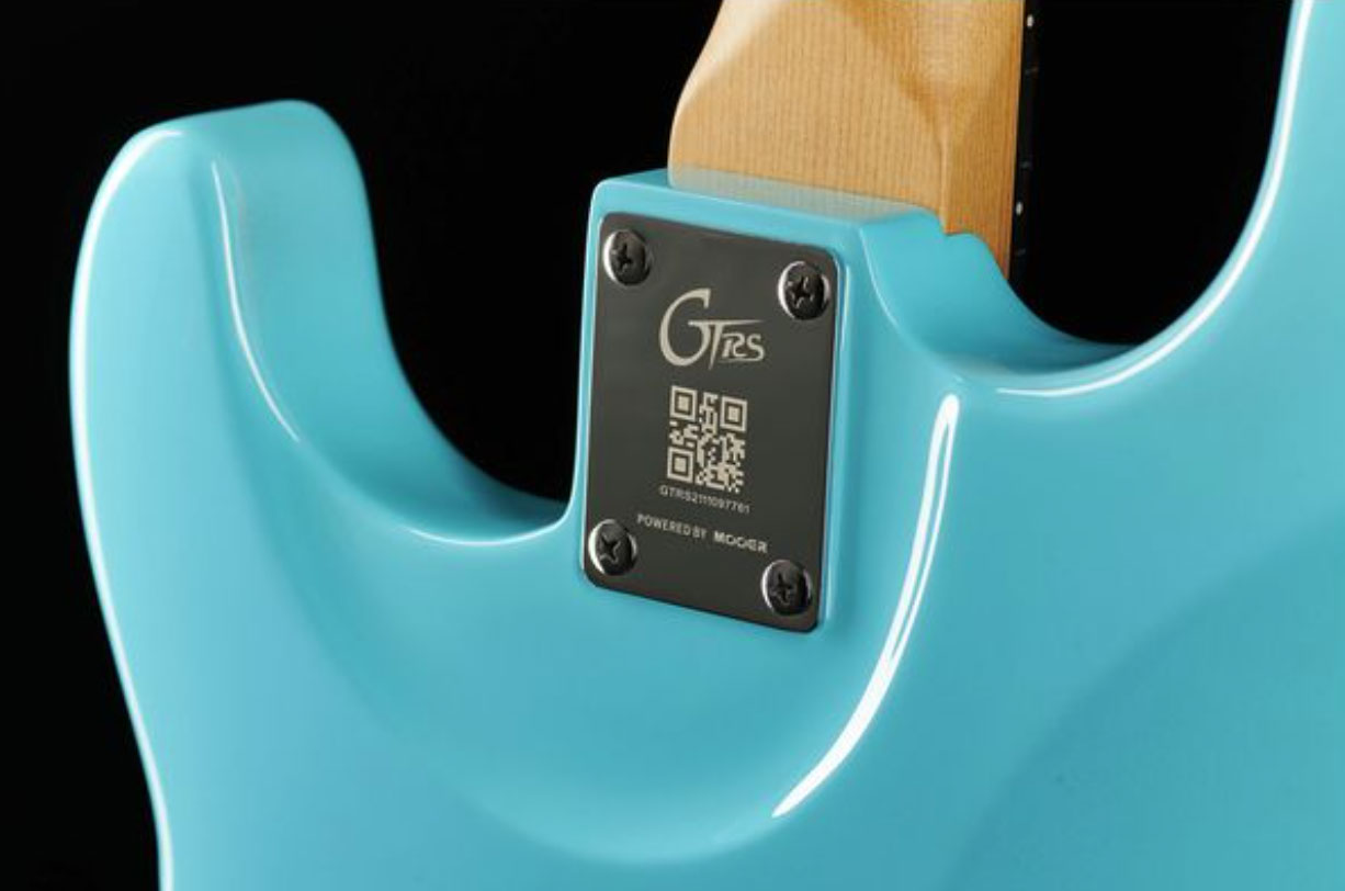 Mooer Gtrs S800 Hss Trem Rw - Sonic Blue - Modeling guitar - Variation 3