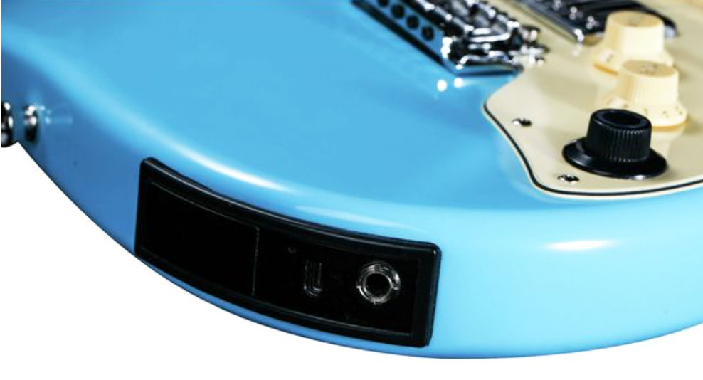 Mooer Gtrs S801 Hss Trem Mn - Sonic Blue - Modeling guitar - Variation 3