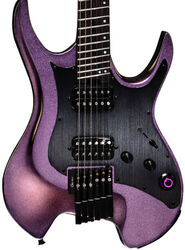 Metal electric guitar Mooer GTRS-W900 - Aurora pink