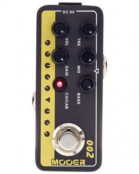 Electric guitar preamp Mooer Micro Preamp 002 UK Gold 900
