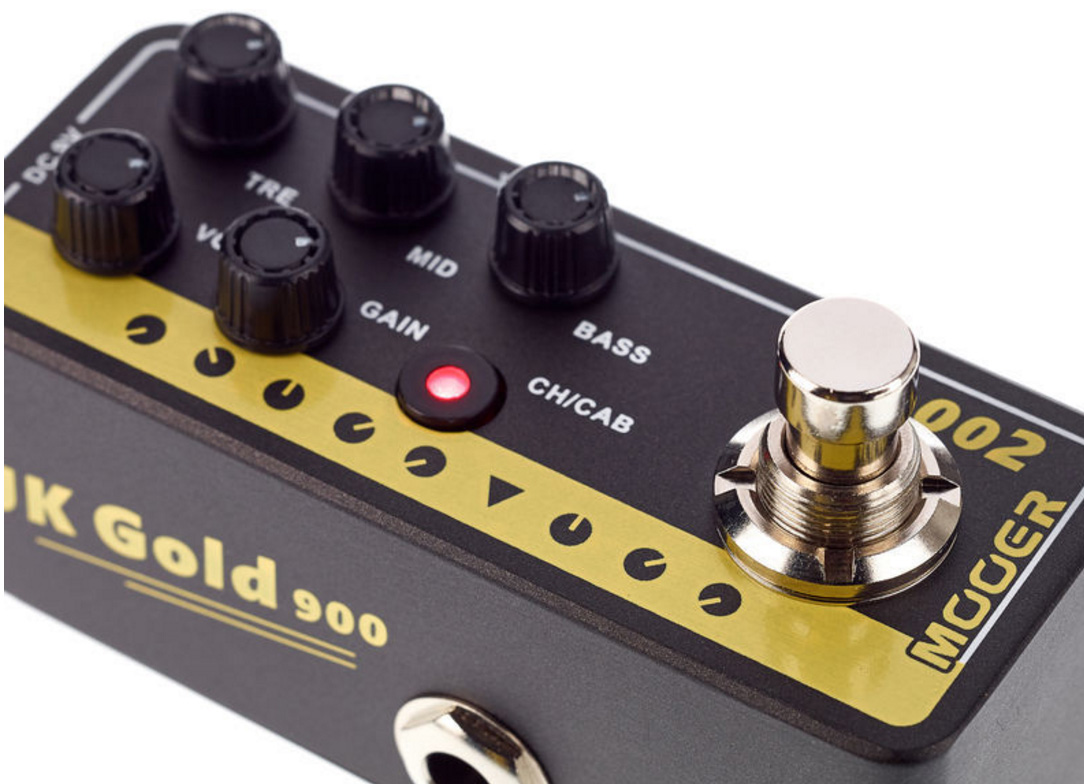Mooer Micro Preamp 002 Uk Gold 900 Marshall Jcm900 - Electric guitar preamp - Variation 2