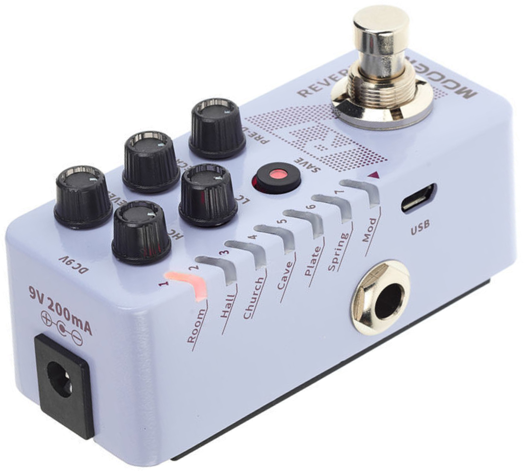 Mooer R7 Reverb - Reverb, delay & echo effect pedal - Variation 1