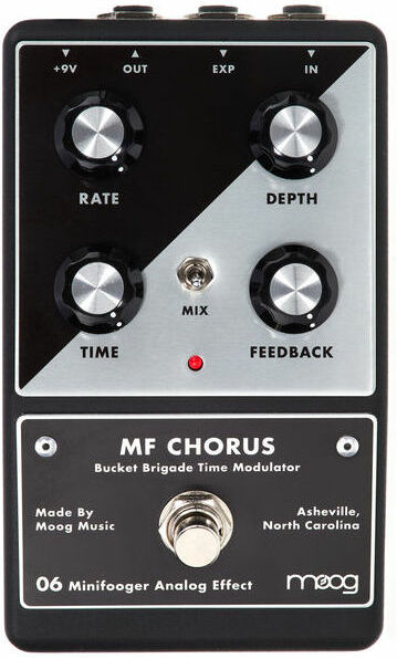Moog Minifooger Chorus - Modulation, chorus, flanger, phaser & tremolo effect pedal - Main picture