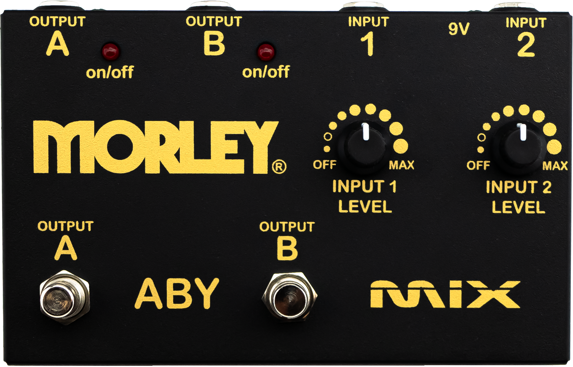Morley Aby Mix Gold Series Switcher Avec Volume 2 Entrees 2 Sorties - Switch pedal - Main picture